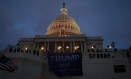 Photo of U.S. Capitol being stormed by Trump fanatics on Jan 6 2021.